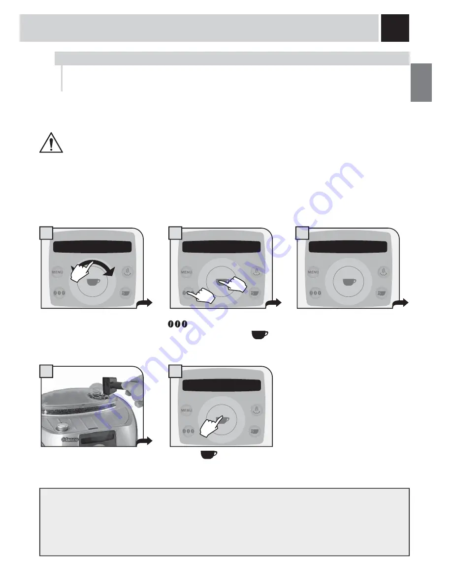 Saeco 10000225 Скачать руководство пользователя страница 15