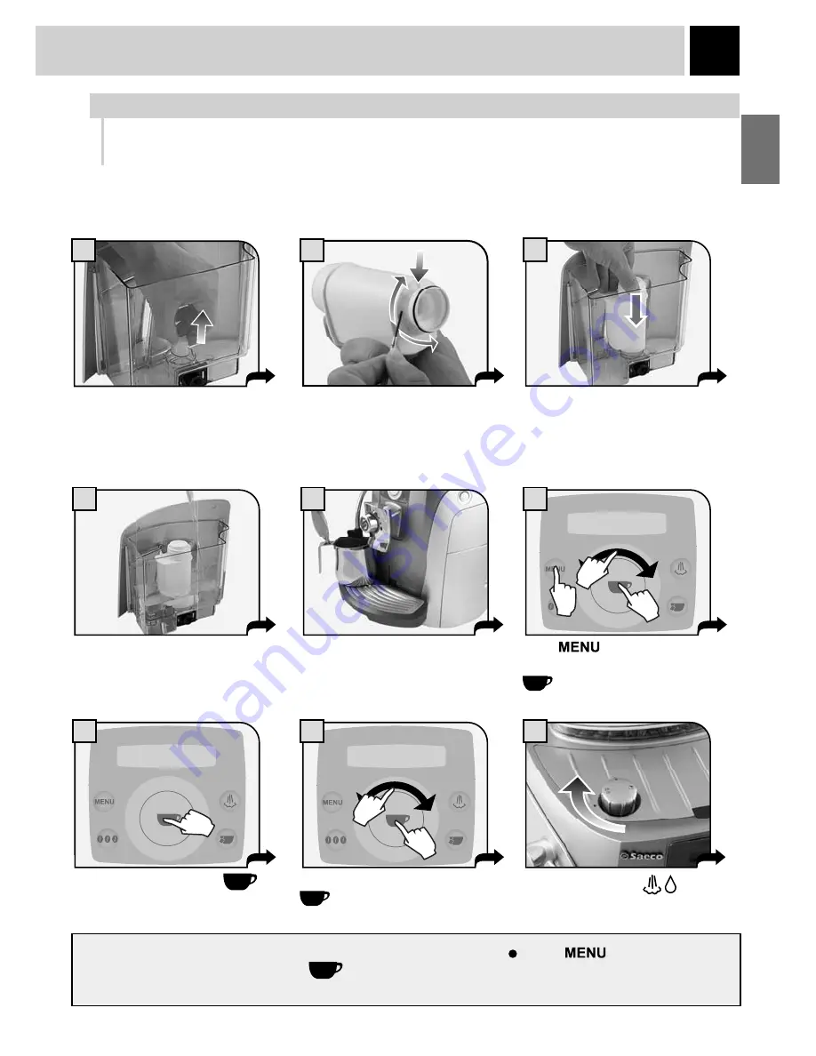 Saeco 10000241 Operating And Maintenance Manual Download Page 10