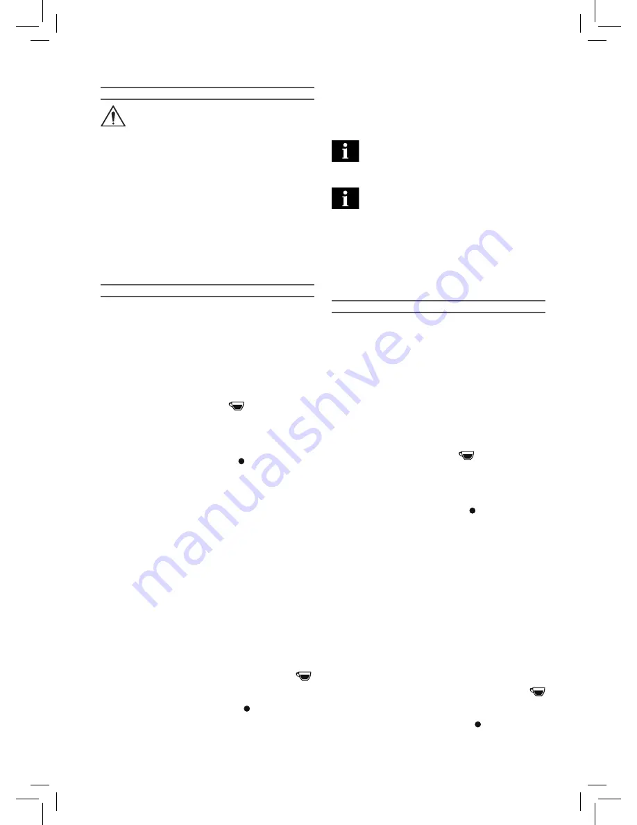 Saeco 10001542 Operating Instructions Manual Download Page 24