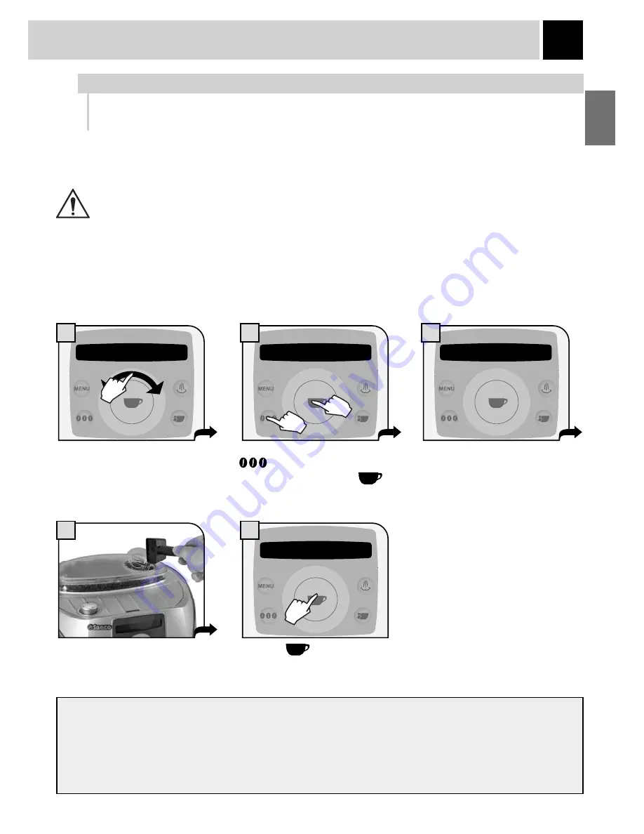 Saeco 10002753 Operating And Maintenance Manual Download Page 14