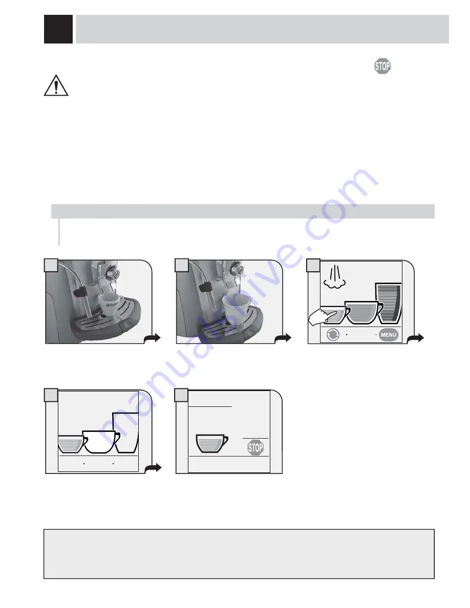 Saeco 10002772 Operation And Maintenance Manual Download Page 14