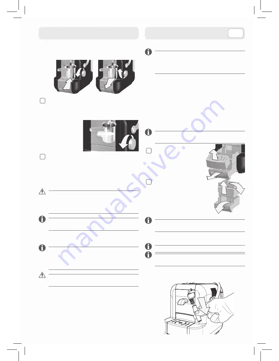 Saeco 10003168/ZA Operating Instructions Manual Download Page 63