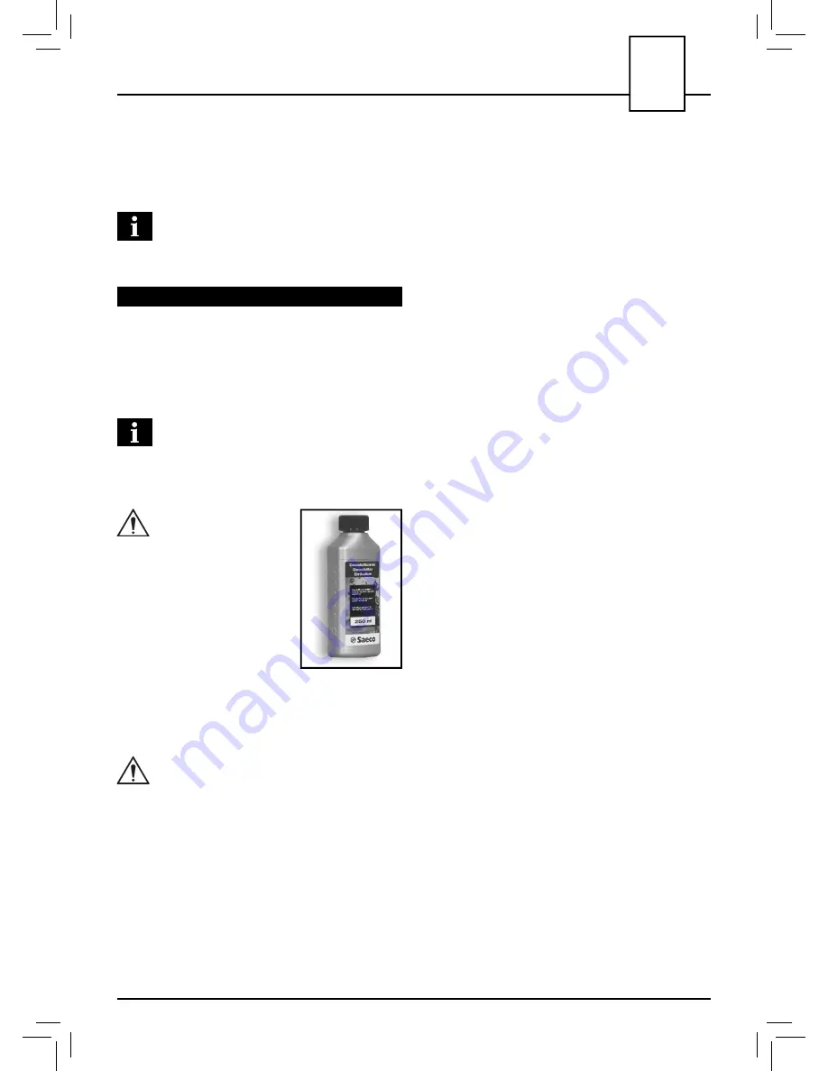 Saeco 721439308 Operating Instructions Manual Download Page 67