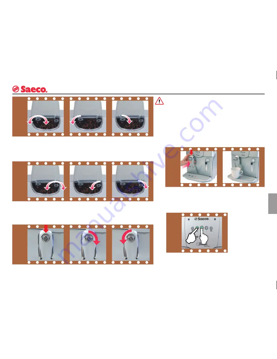 Saeco 740816308 Operating Instructions Manual Download Page 63