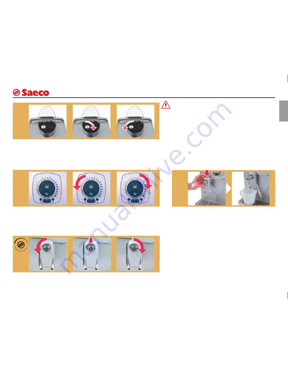 Saeco 740821408 Operating Instructions Manual Download Page 7