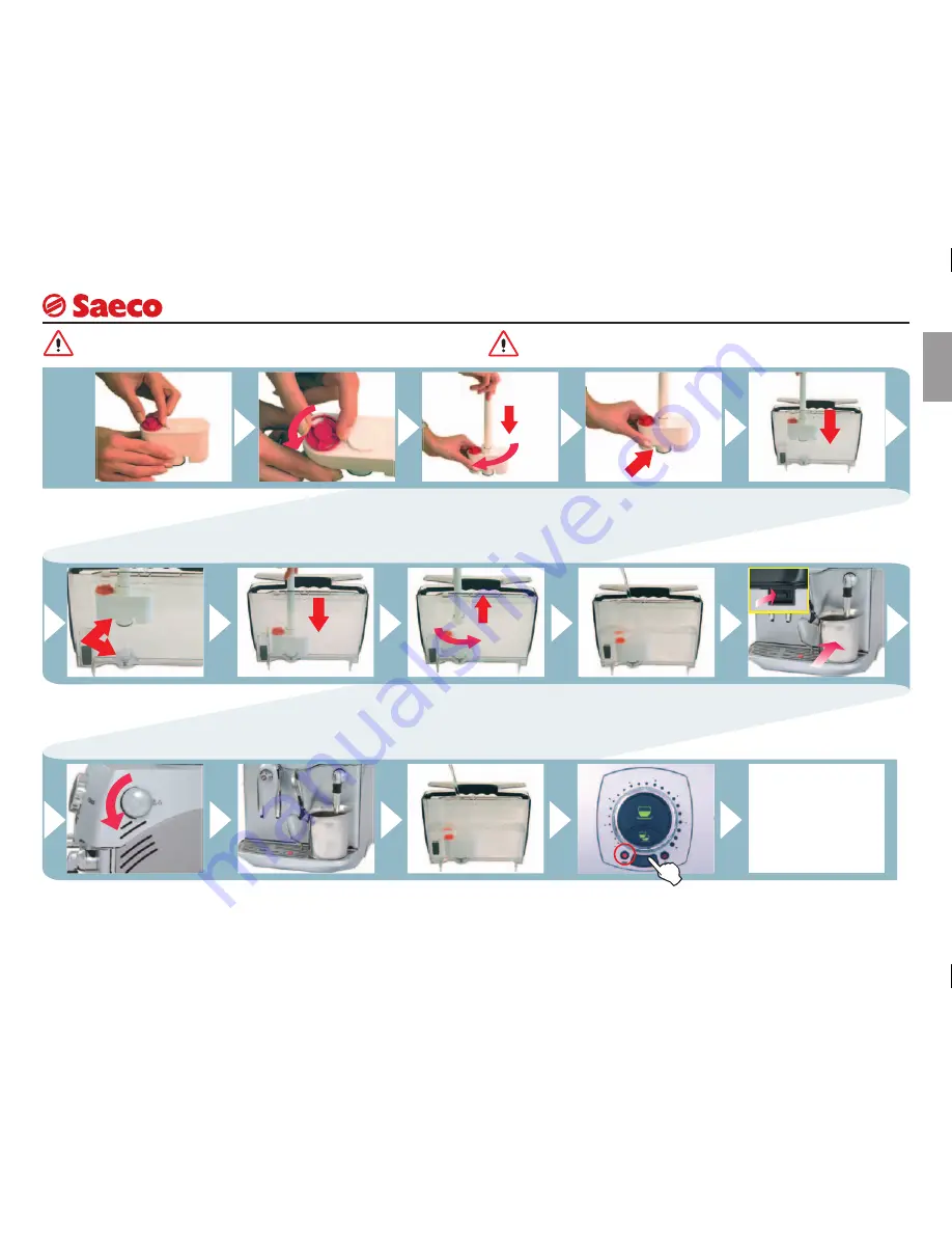 Saeco 740821408 Operating Instructions Manual Download Page 13