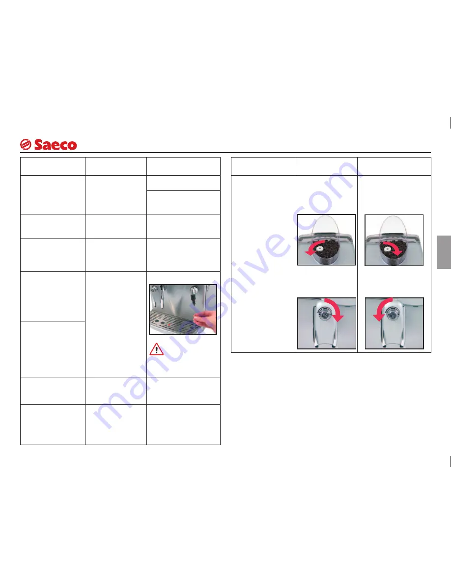 Saeco 740821408 Operating Instructions Manual Download Page 43