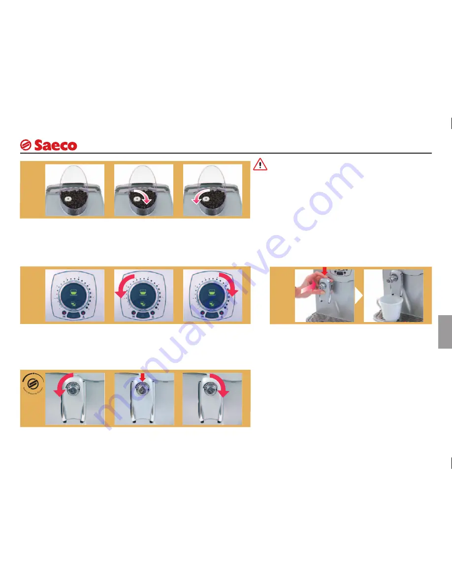 Saeco 740821408 Operating Instructions Manual Download Page 63