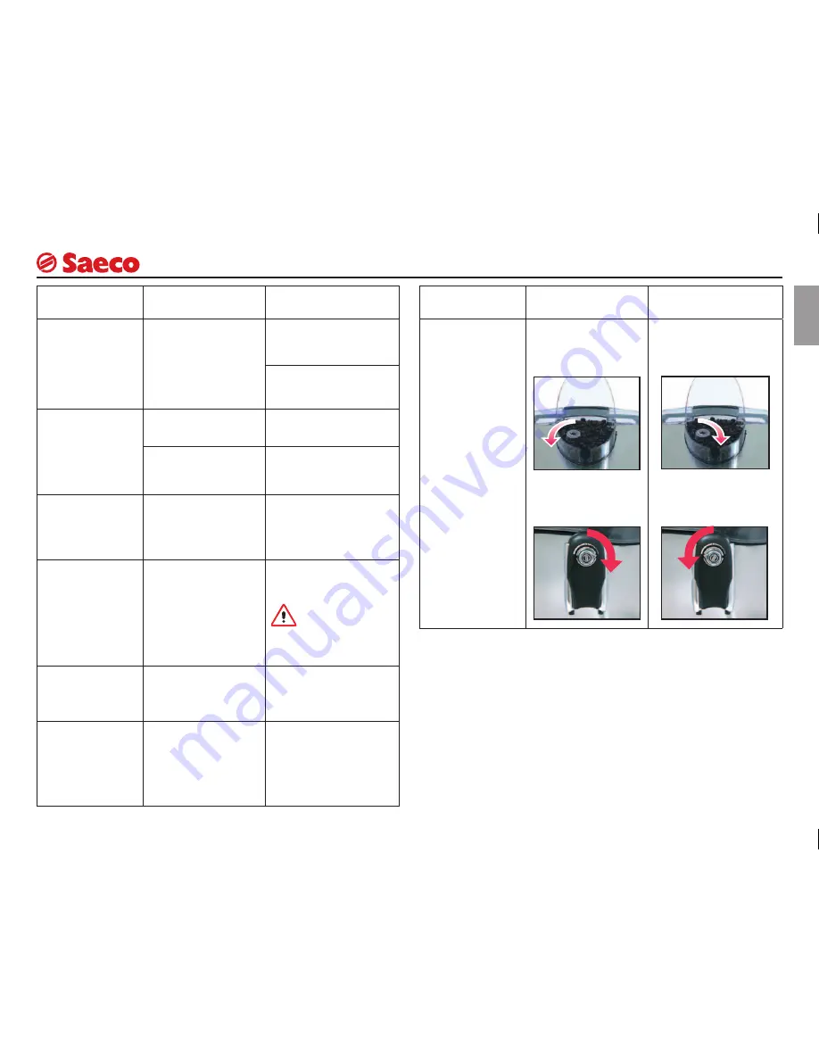 Saeco 740823349 Operating Instructions Manual Download Page 25