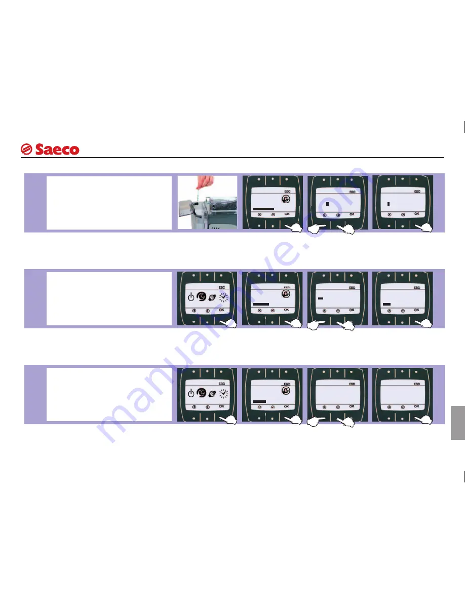 Saeco 740823349 Operating Instructions Manual Download Page 159