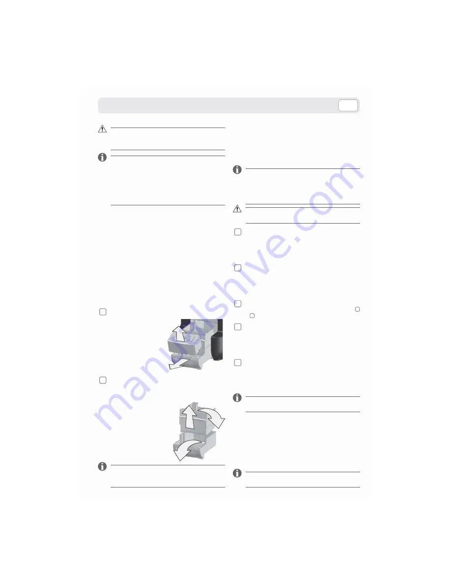 Saeco A MODO MIO extra Operating Instructions Manual Download Page 7