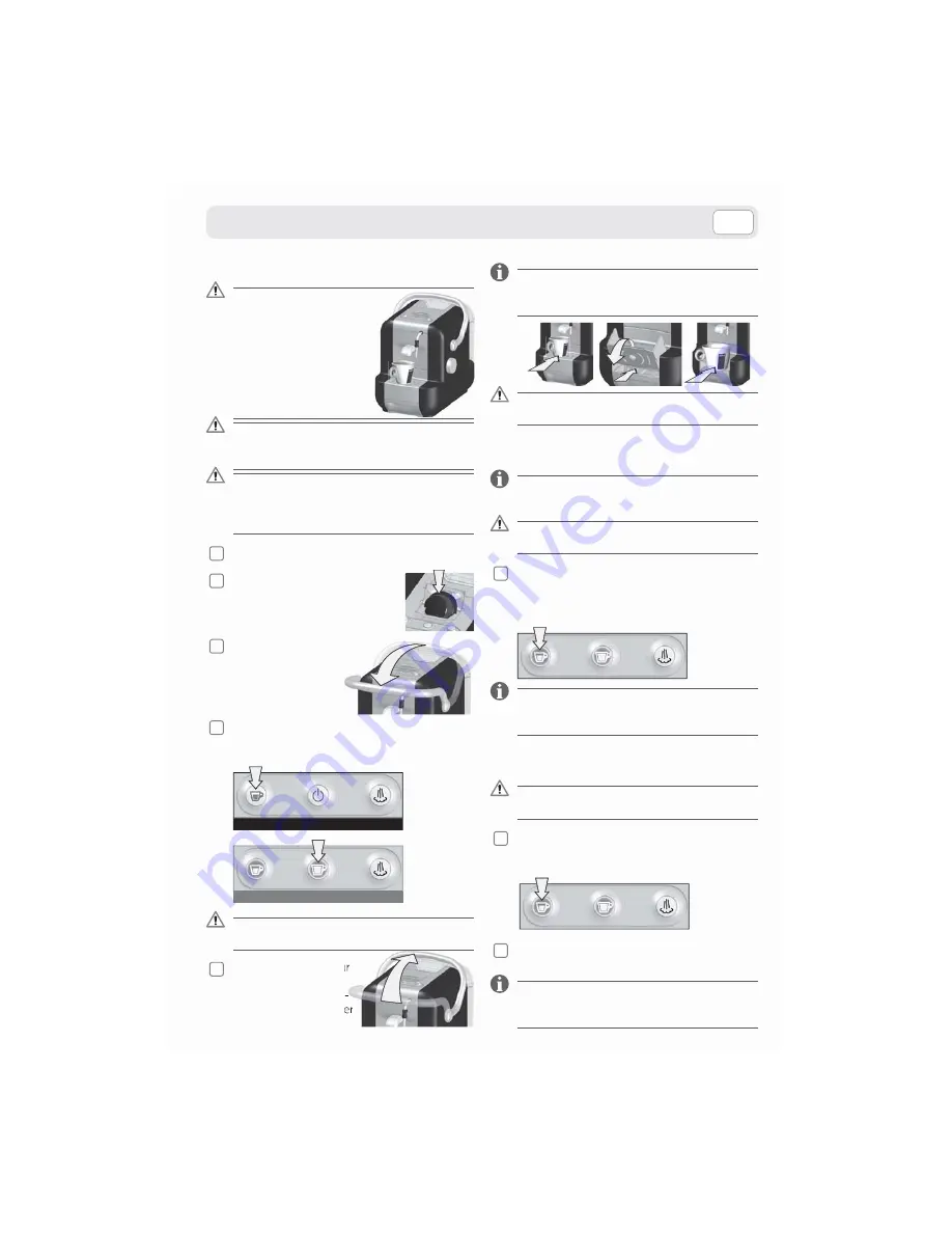 Saeco A MODO MIO extra Operating Instructions Manual Download Page 21