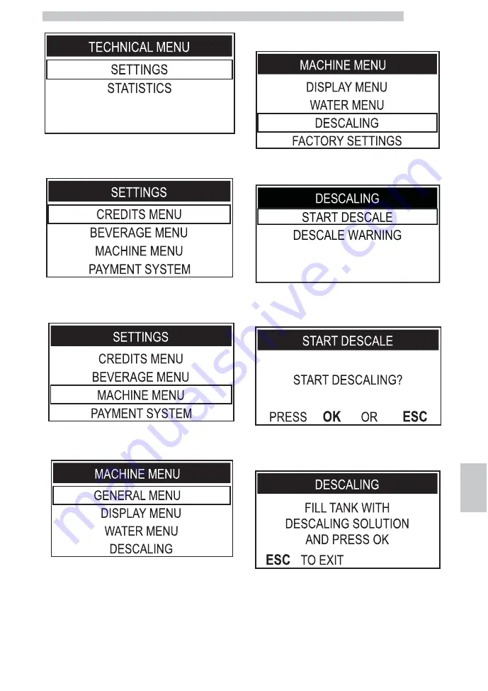 Saeco AULIKA EVO TOP HSC Operation And Maintenance Download Page 97