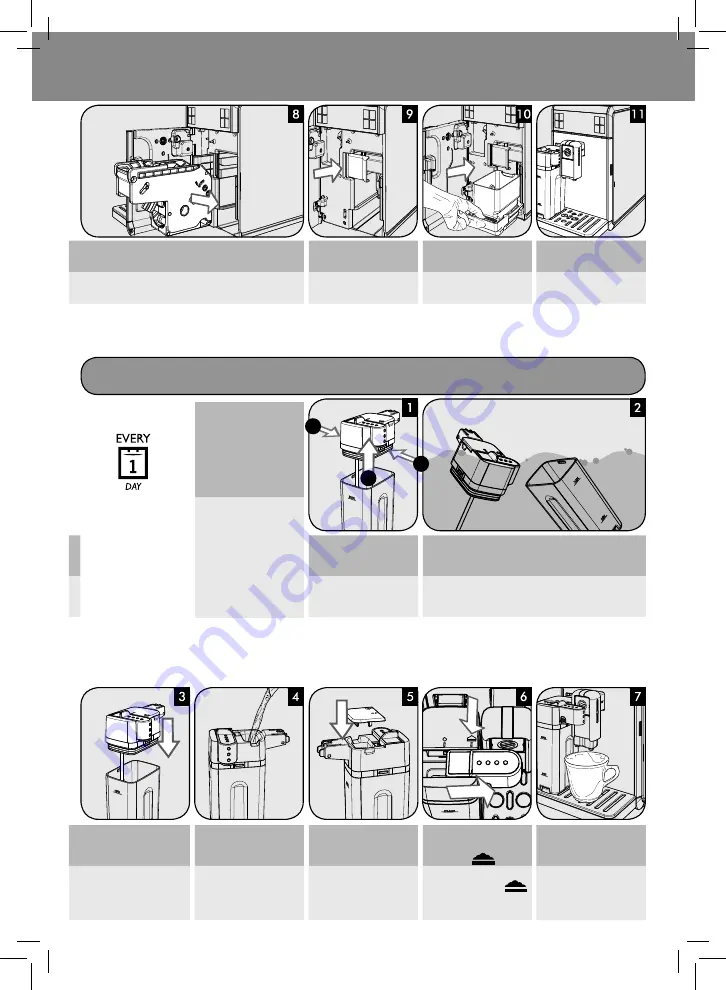 Saeco Gran Baristo HD8966 Quick Instruction Manual Download Page 46