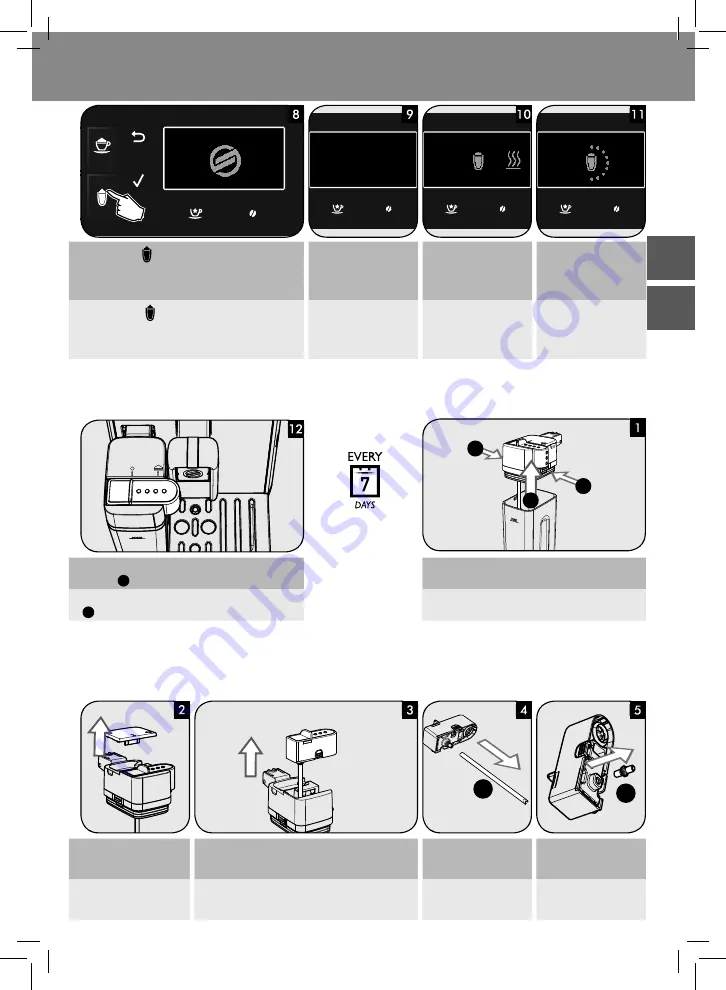 Saeco Gran Baristo HD8966 Quick Instruction Manual Download Page 47