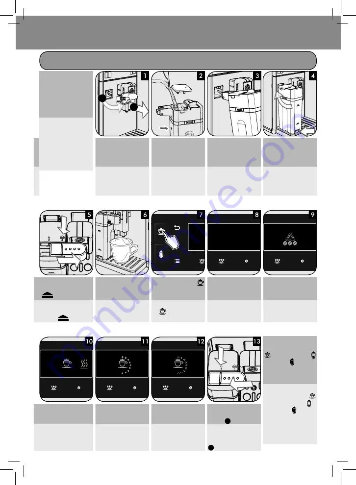 Saeco GranBaristo HD8964 Quick Instruction Manual Download Page 14