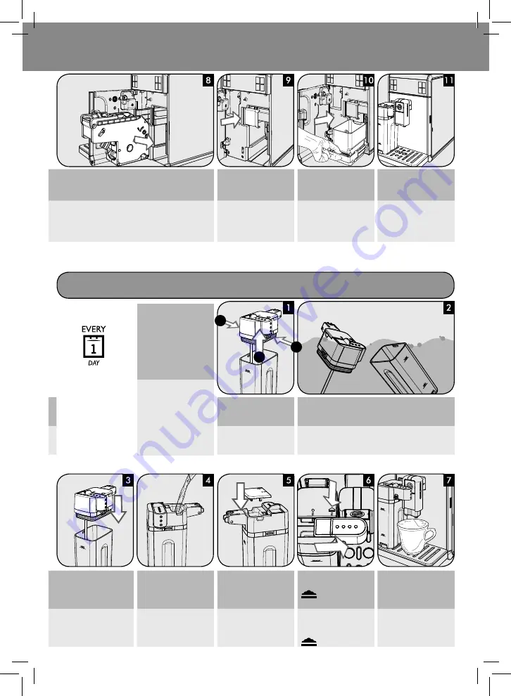 Saeco GranBaristo HD8964 Quick Instruction Manual Download Page 42