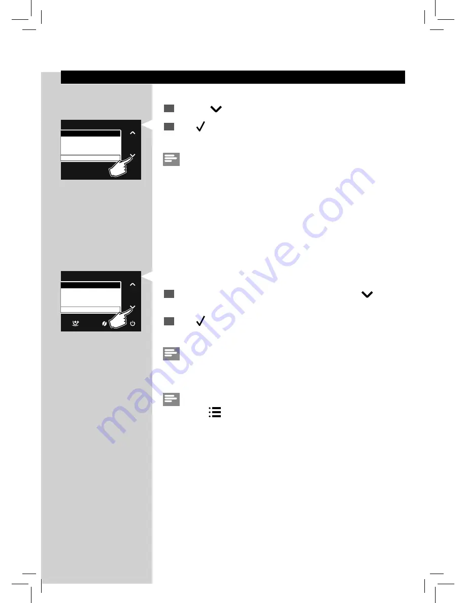 Saeco Grand Baristo User Manual Download Page 63