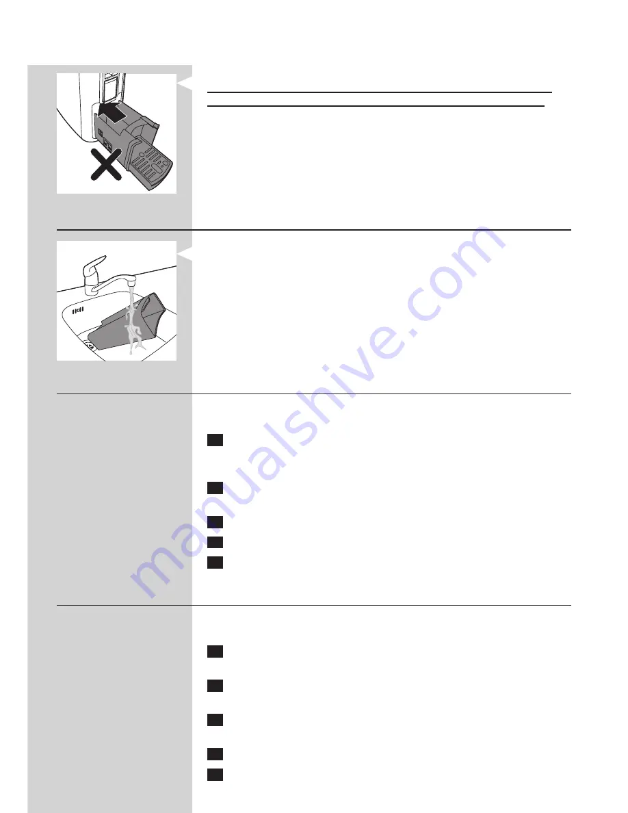 Saeco HD8603 Bravista Latte + User Manual Download Page 20