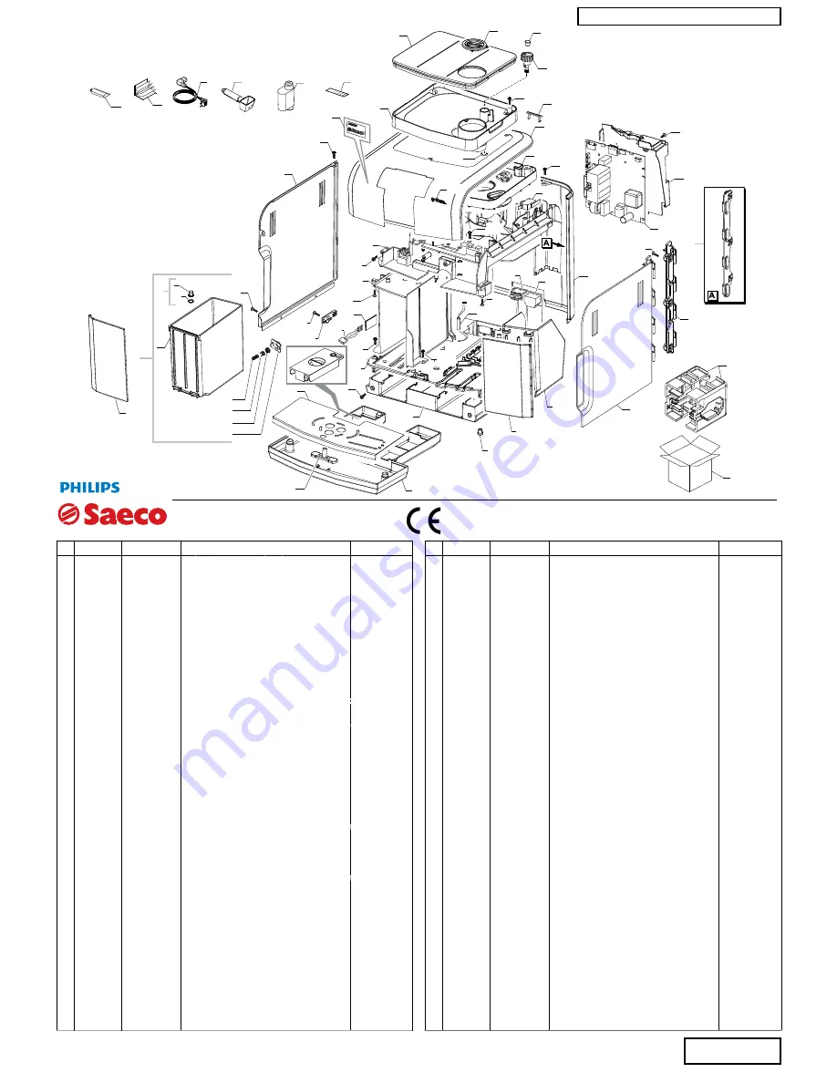 Saeco HD8839 Скачать руководство пользователя страница 3