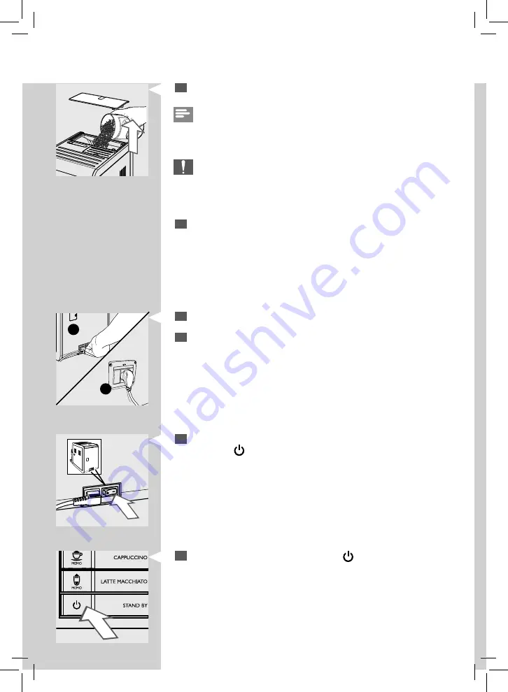 Saeco HD8869 User Manual Download Page 14