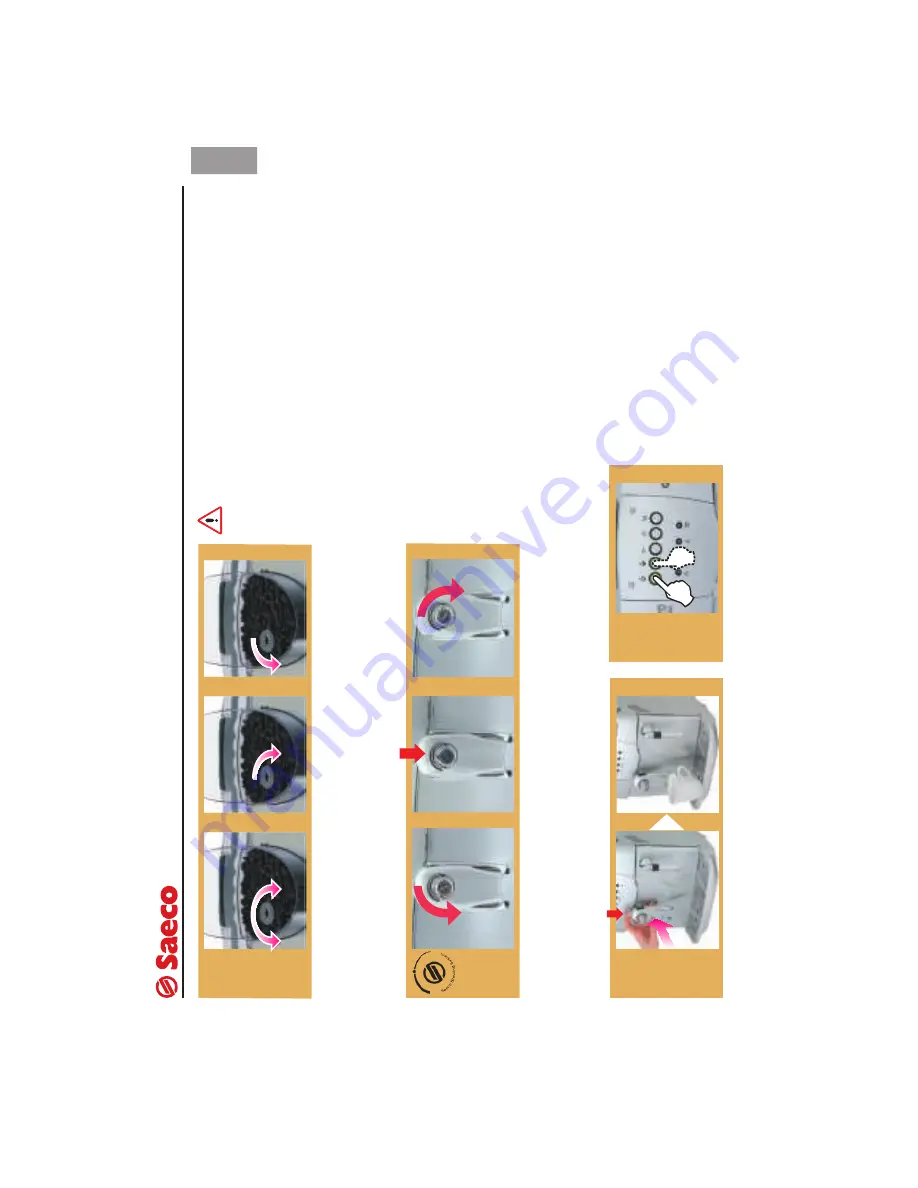 Saeco Incanto Classic Operating Instructions Manual Download Page 7