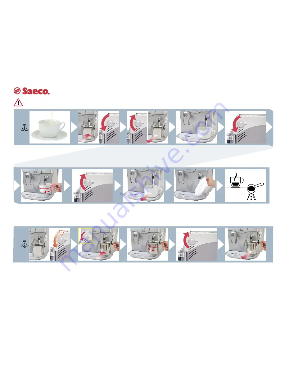 Saeco INCANTO SUP021R Operating Instructions Manual Download Page 9