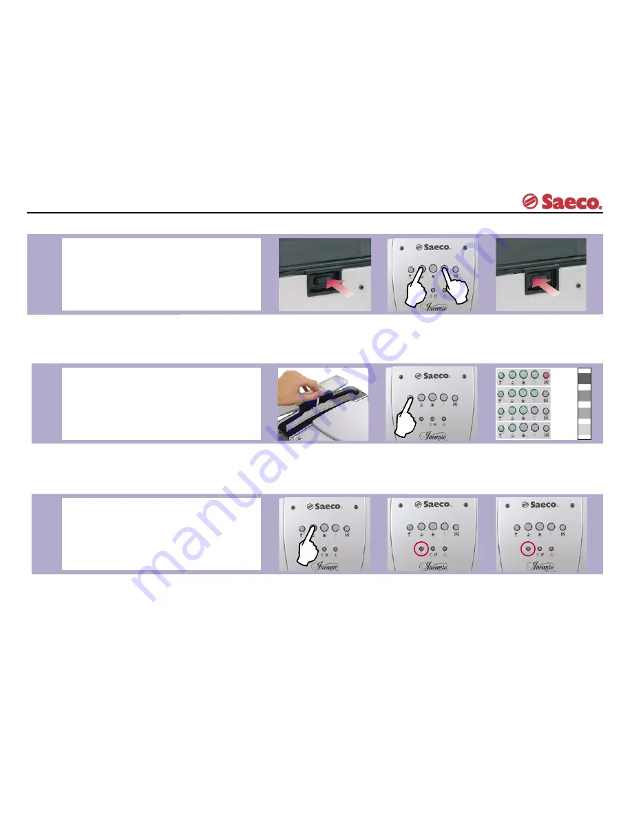 Saeco INCANTO SUP021R Operating Instructions Manual Download Page 12