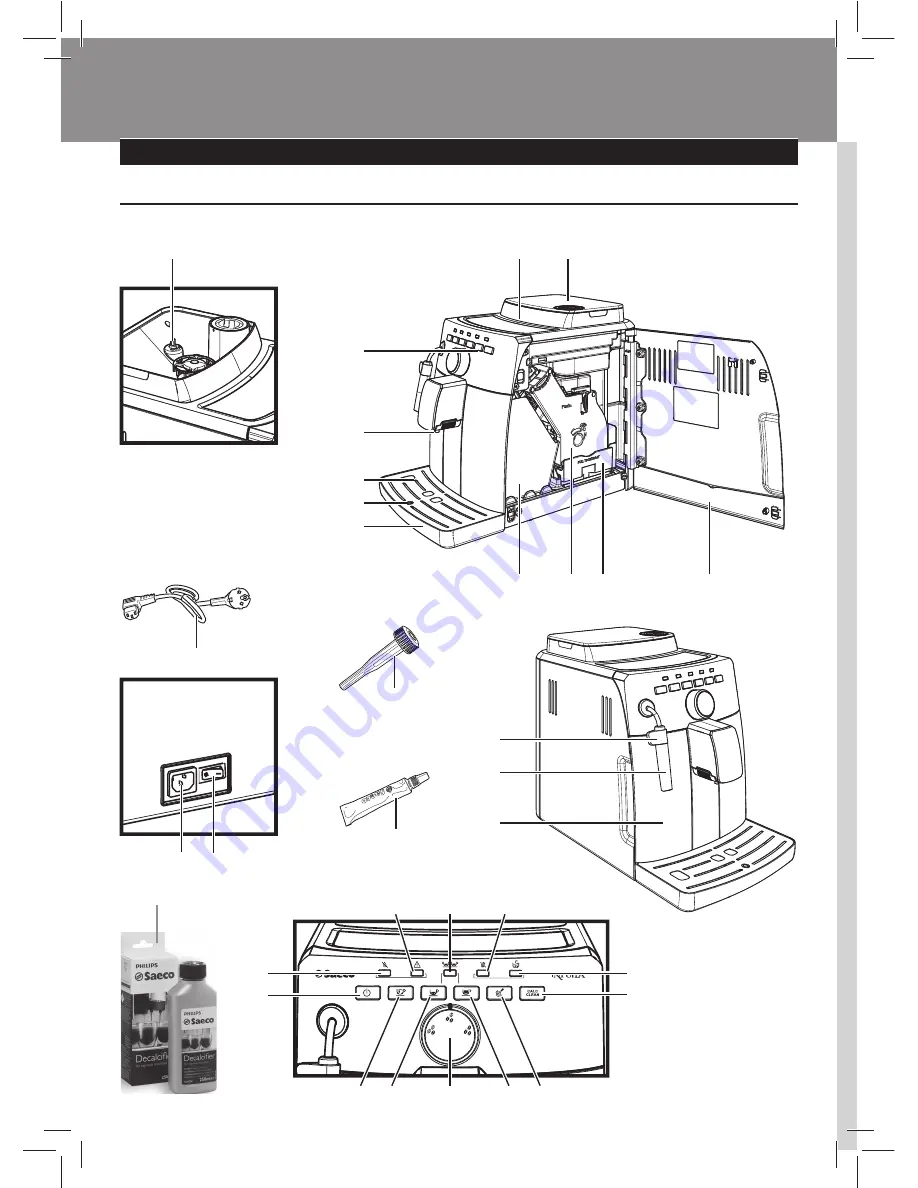 Saeco Intuita HD8750 Скачать руководство пользователя страница 8