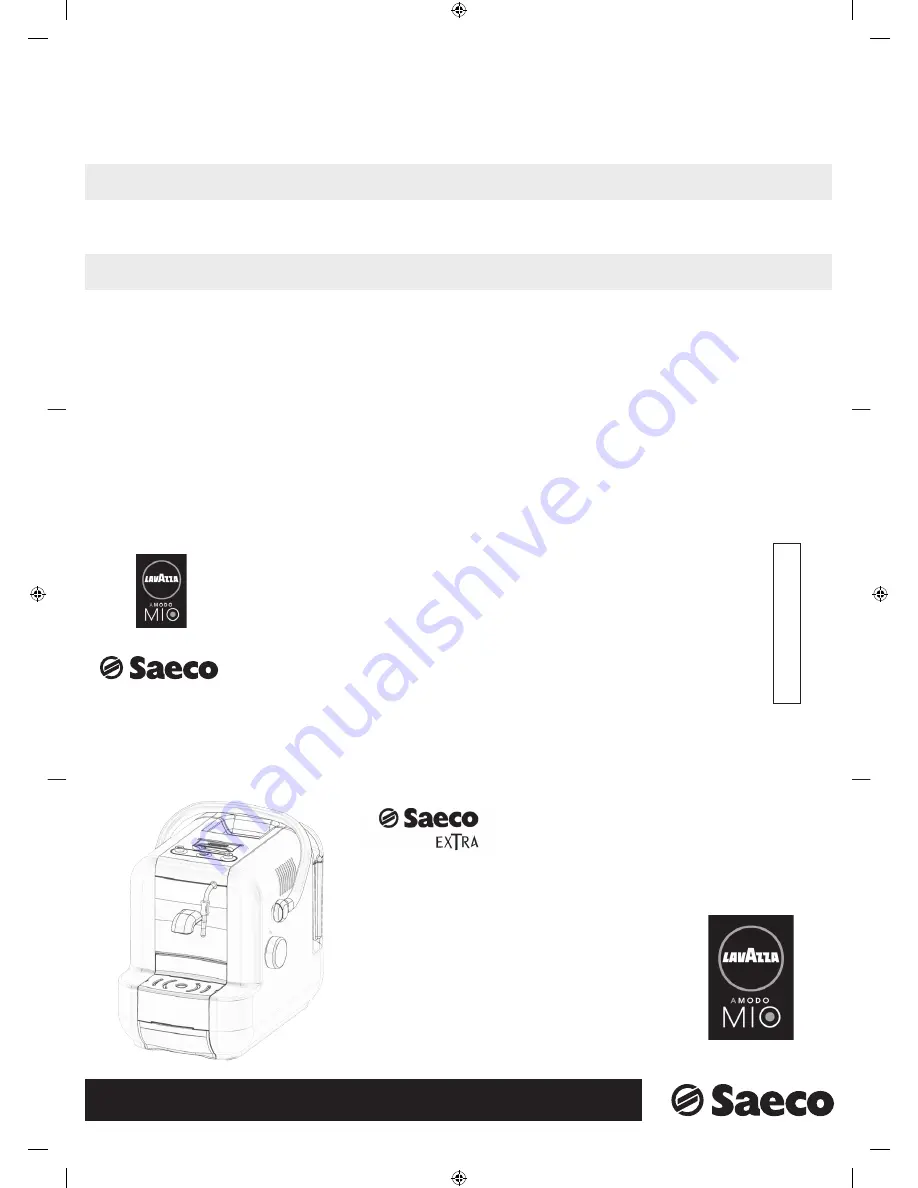 Saeco Lavazza A MODO MIO Premium User Manual Download Page 12