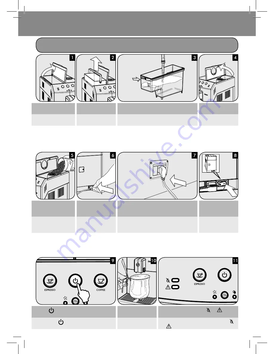 Saeco Minuto HD8760 Quick Instruction Manual Download Page 10