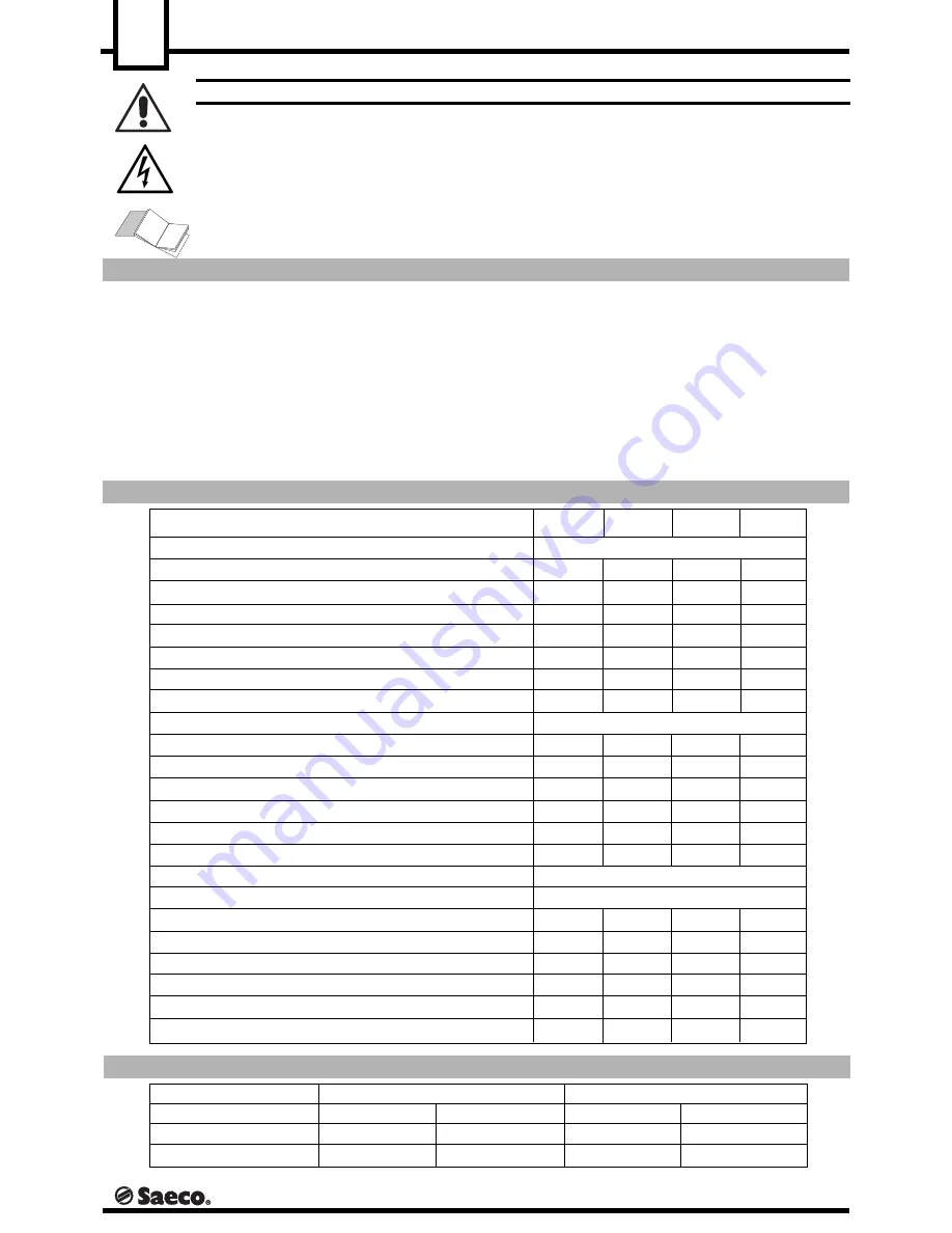 Saeco MIRAGE DEU 001 Installation And Operation Manual Download Page 44