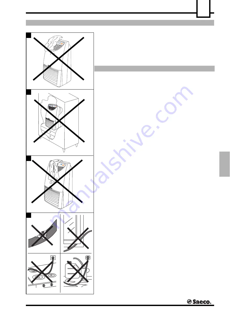 Saeco MIRAGE DEU 001 Installation And Operation Manual Download Page 55