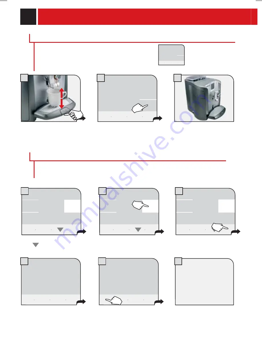 Saeco PRIMEA TOUCH CAPPUCCINO Operation And Maintenance Manual Download Page 8