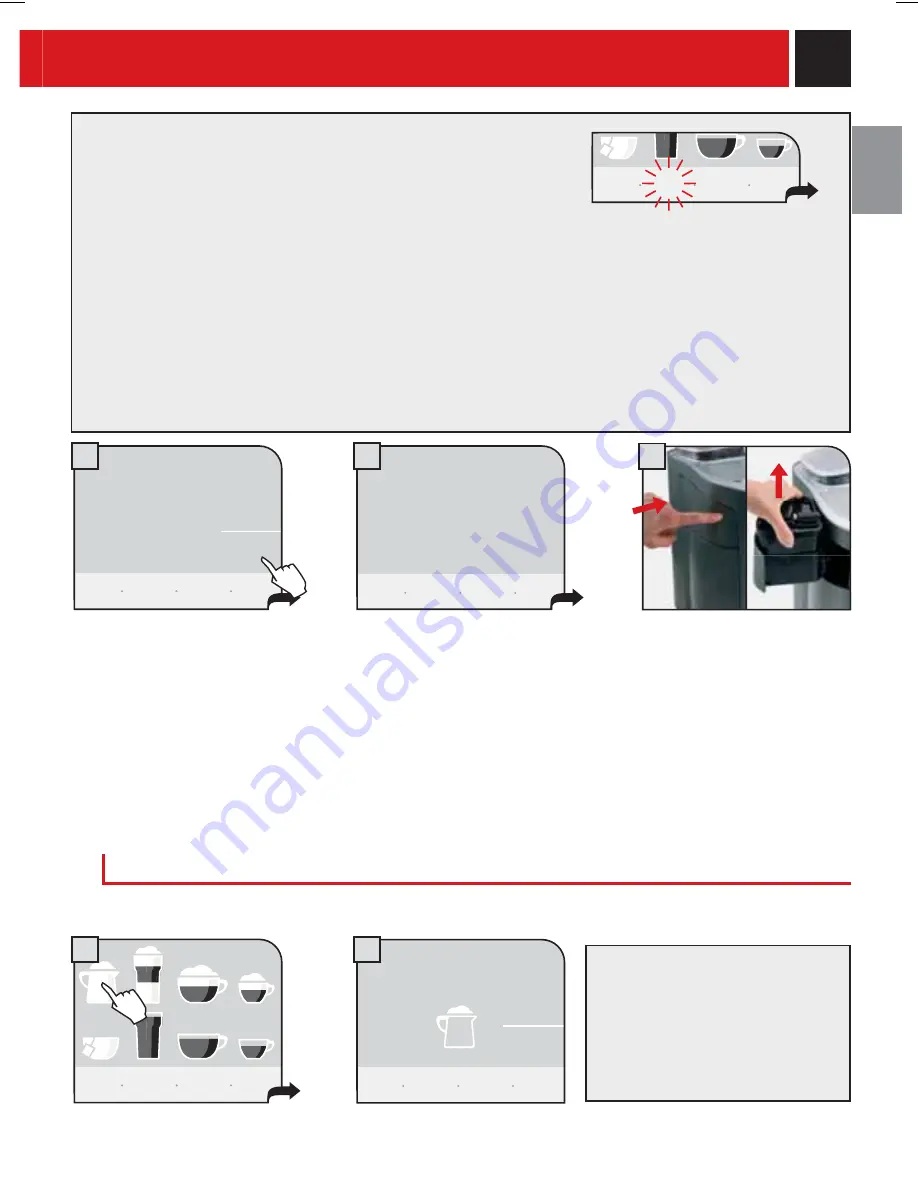 Saeco PRIMEA TOUCH CAPPUCCINO Operation And Maintenance Manual Download Page 15