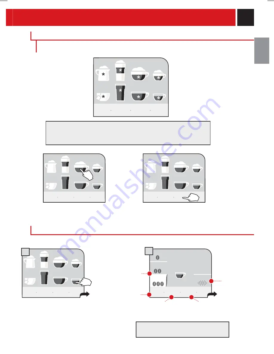 Saeco PRIMEA TOUCH CAPPUCCINO Operation And Maintenance Manual Download Page 17