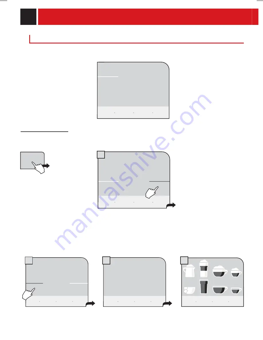 Saeco PRIMEA TOUCH CAPPUCCINO Operation And Maintenance Manual Download Page 40