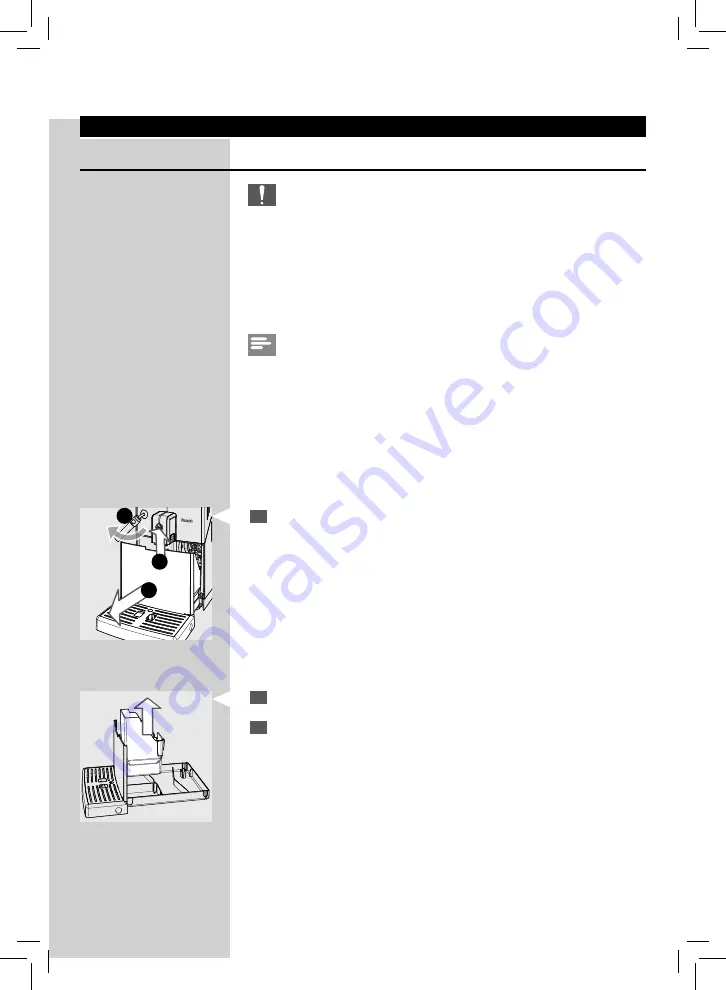 Saeco PURE HD8765/47 Operating Instructions Manual Download Page 23