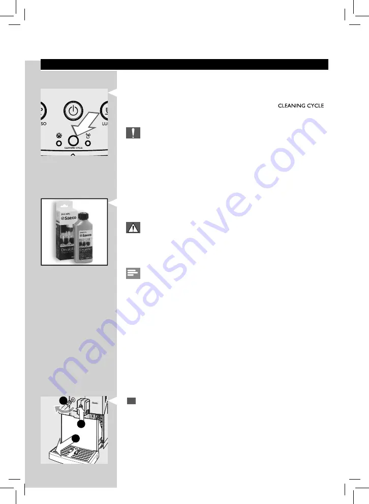 Saeco PURE HD8765/47 Operating Instructions Manual Download Page 31