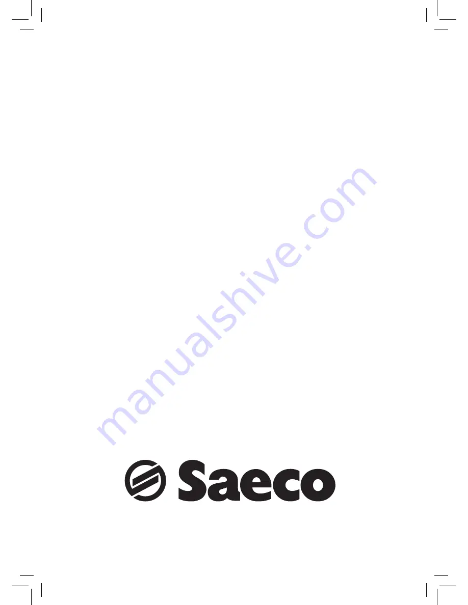 Saeco RI9330/01 Operating Instructions Manual Download Page 72