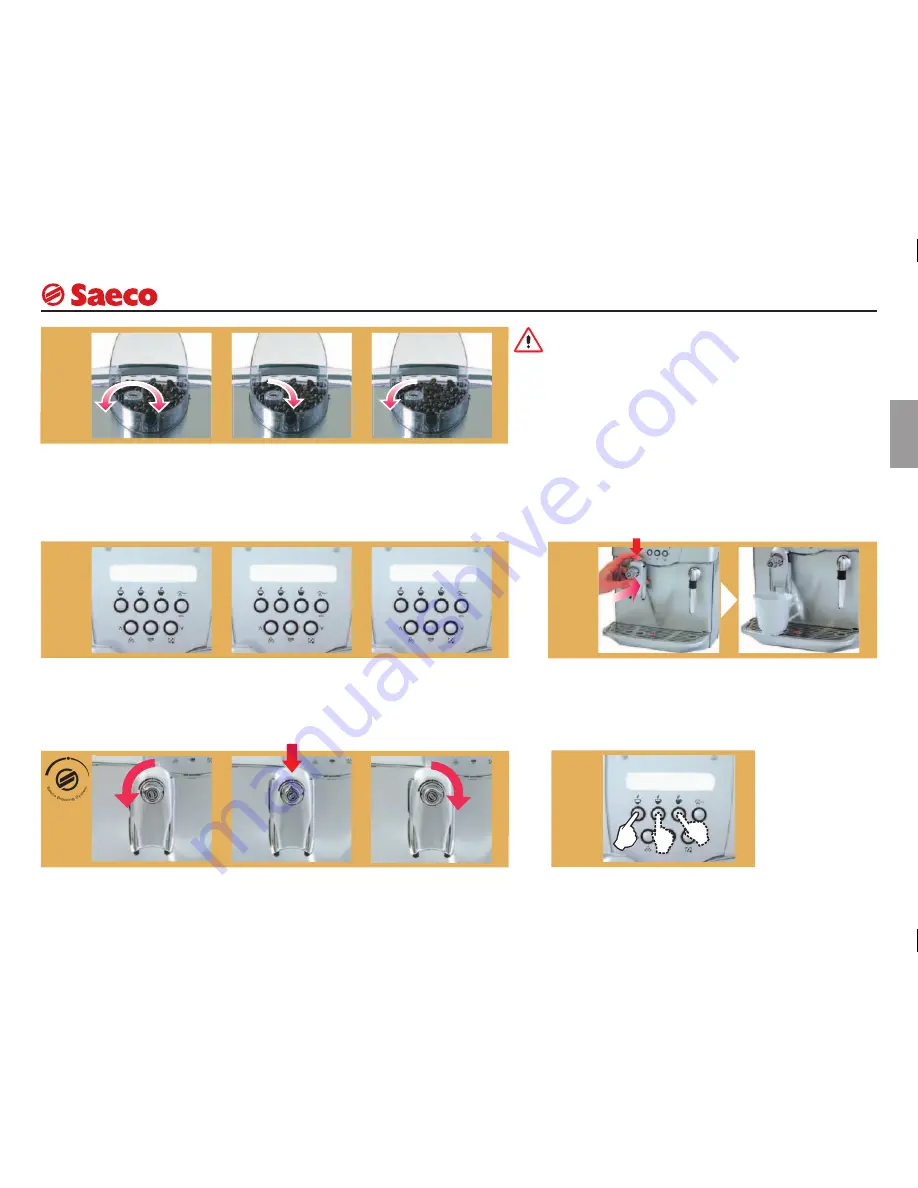 Saeco RI9724/01 Operating Instructions Manual Download Page 27