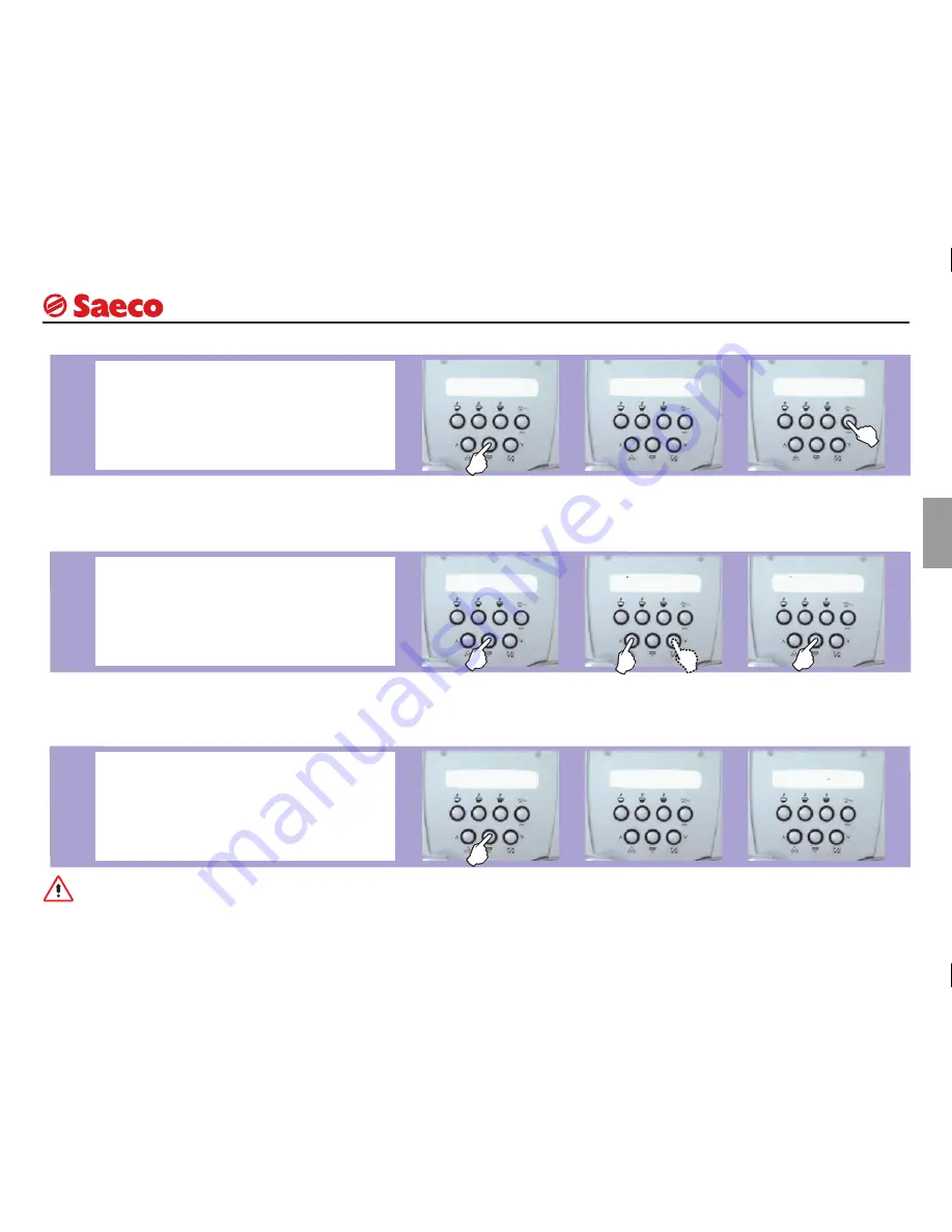 Saeco RI9724/01 Operating Instructions Manual Download Page 57