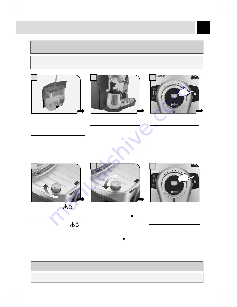 Saeco RI9754/43 Operating And Maintenance Manual Download Page 12