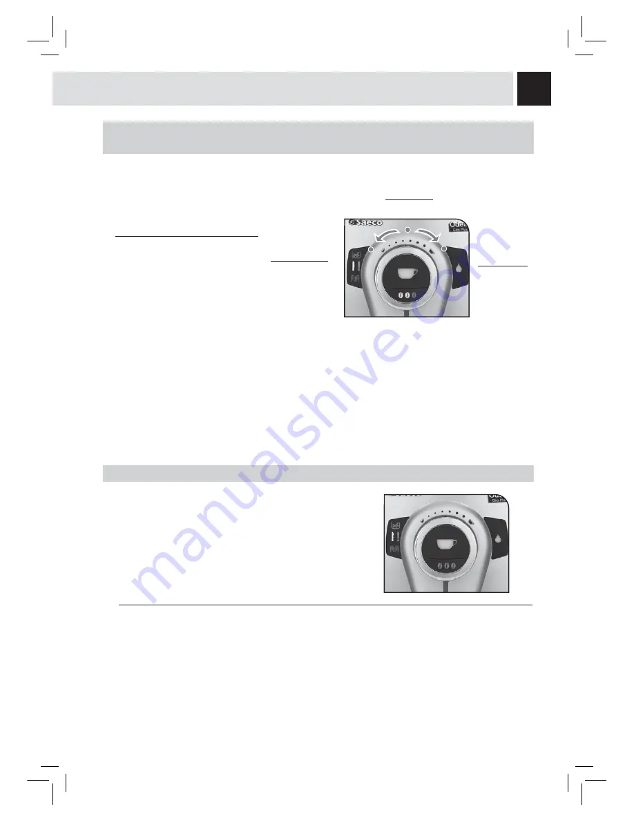 Saeco RI9757/01 Operation And Maintenance Manual Download Page 17