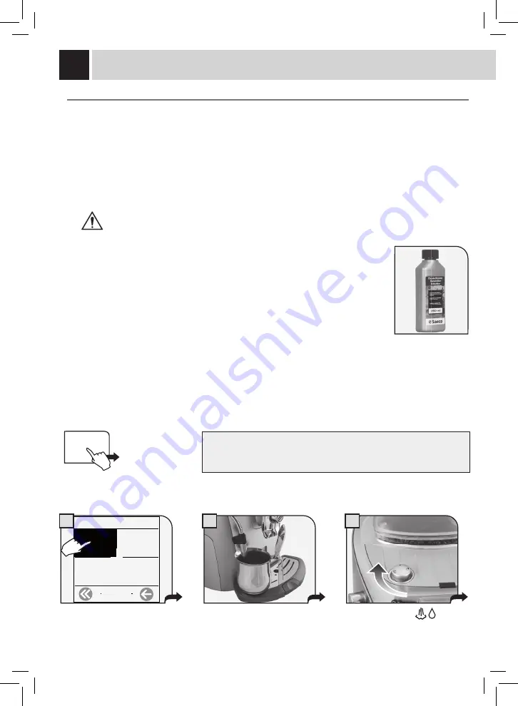 Saeco RI9828/11 Operation And Maintenance Manual Download Page 31