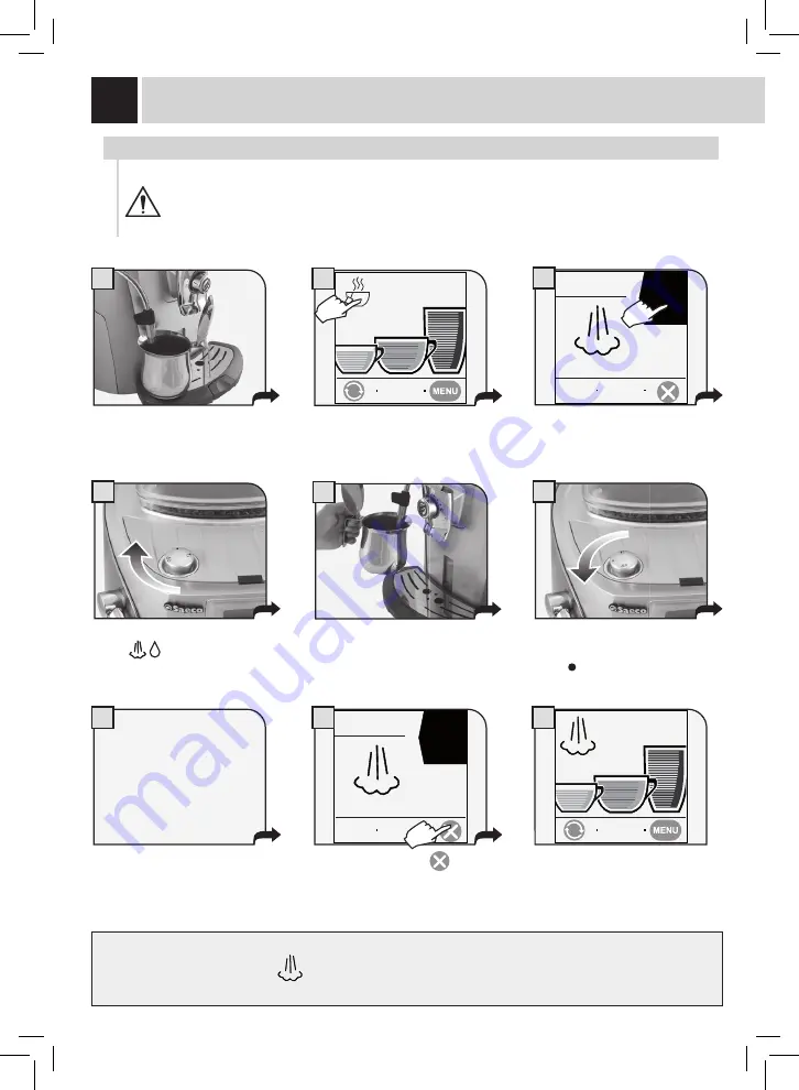 Saeco RI9828/11 Operation And Maintenance Manual Download Page 59