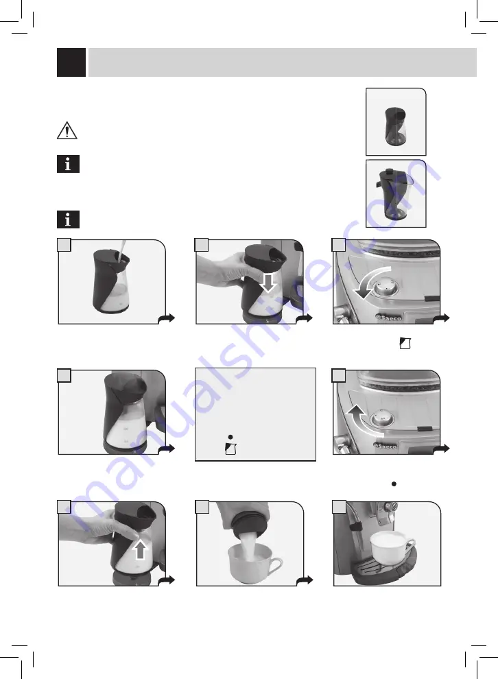 Saeco RI9828/11 Operation And Maintenance Manual Download Page 61