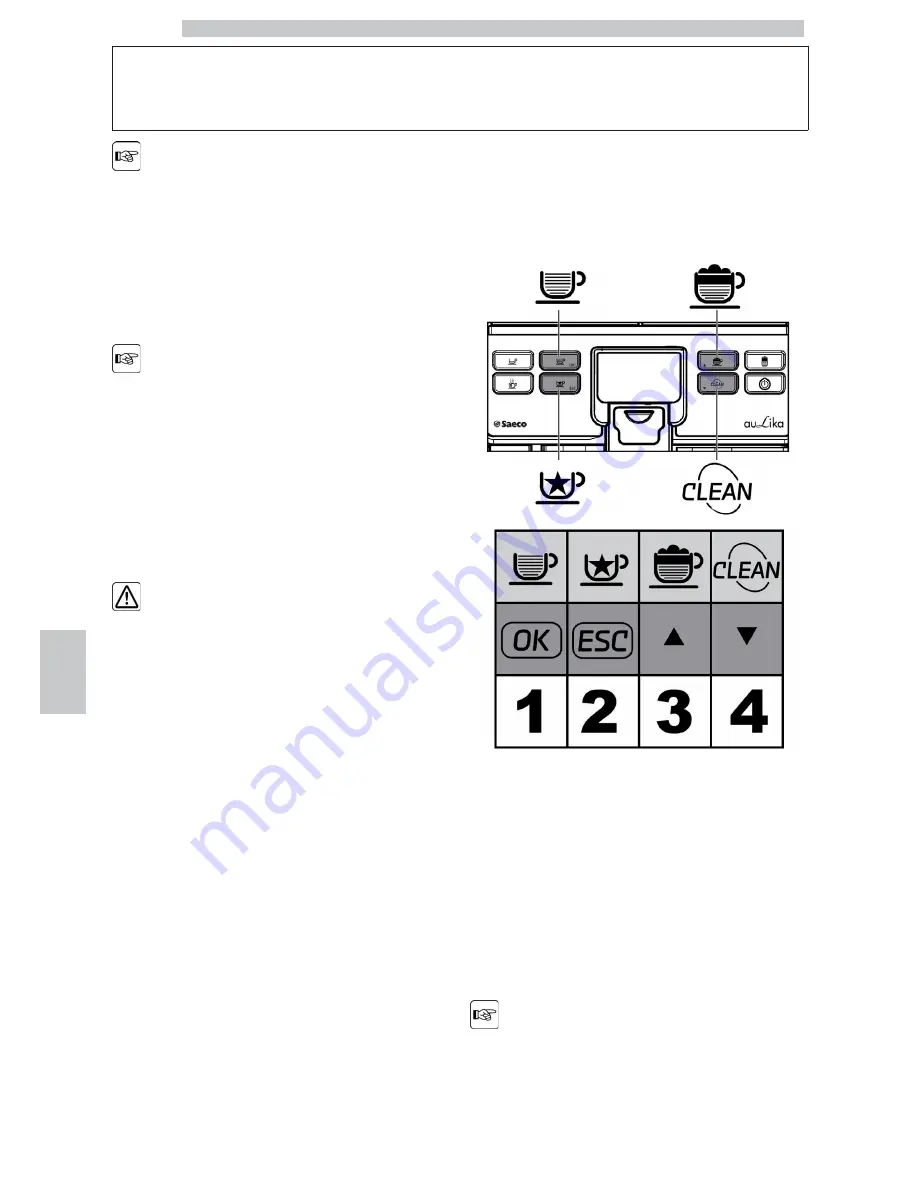 Saeco SUP040RB Operation And Maintenance Download Page 40