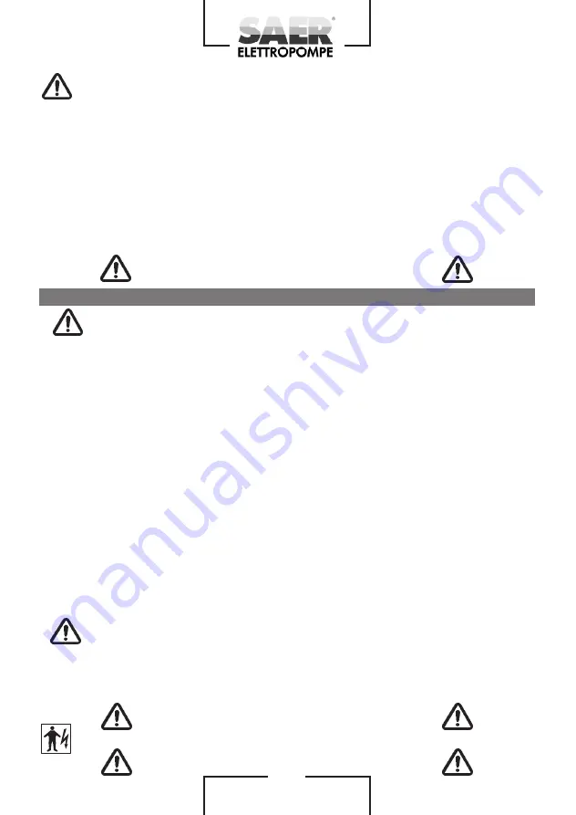 SAER Elettropompe FF98 Скачать руководство пользователя страница 7