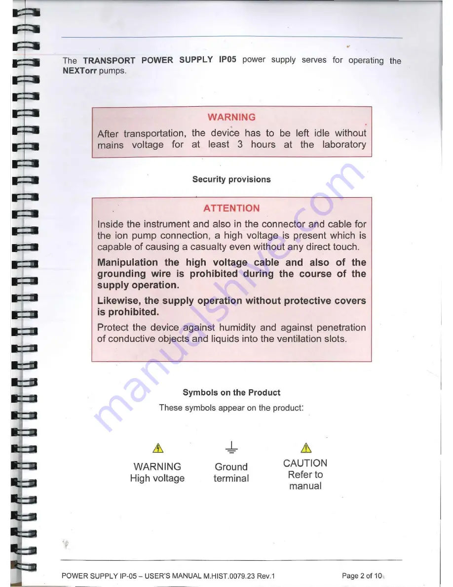 SAES IP-05 User Manual Download Page 2